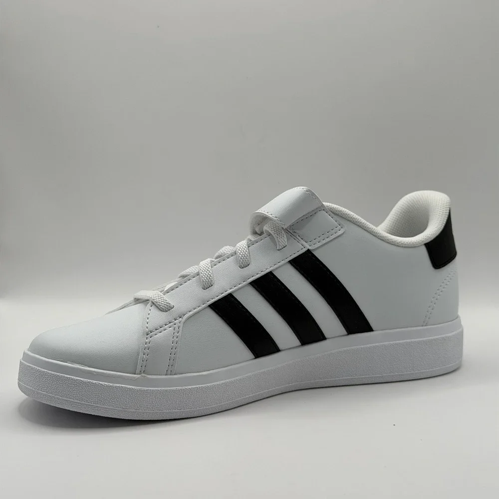Adidas Grand Court 2.0 EL K White/Black Kid's Sneakers - Size 5 NWB GW6521